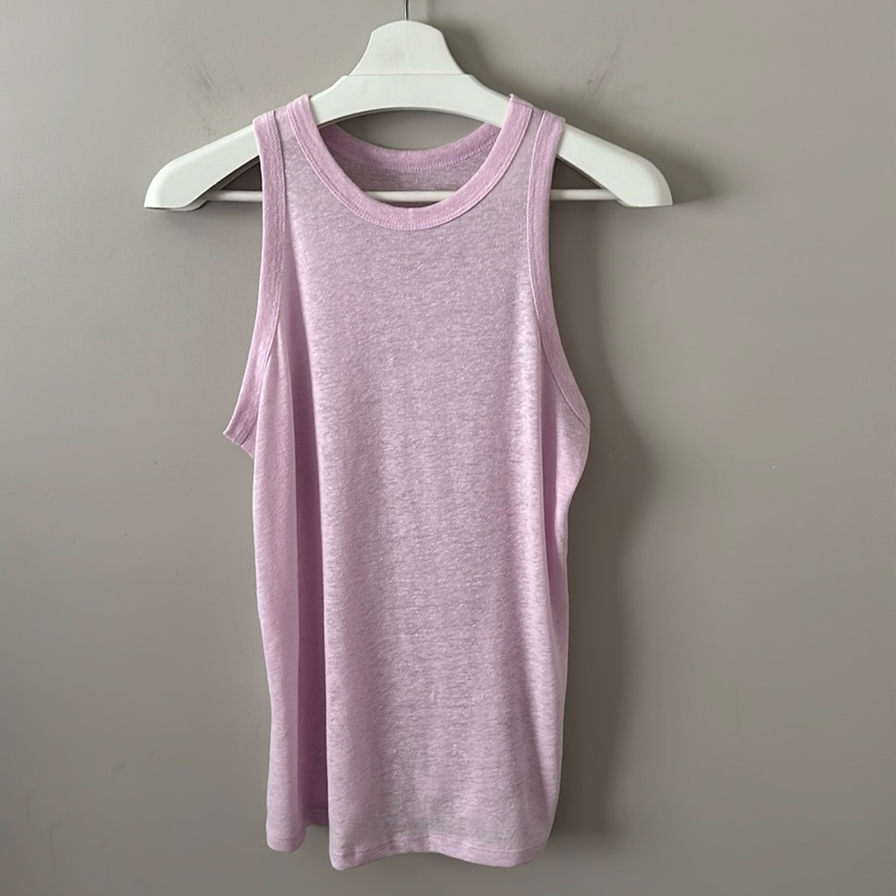 A New Day Linen Lilac Tank